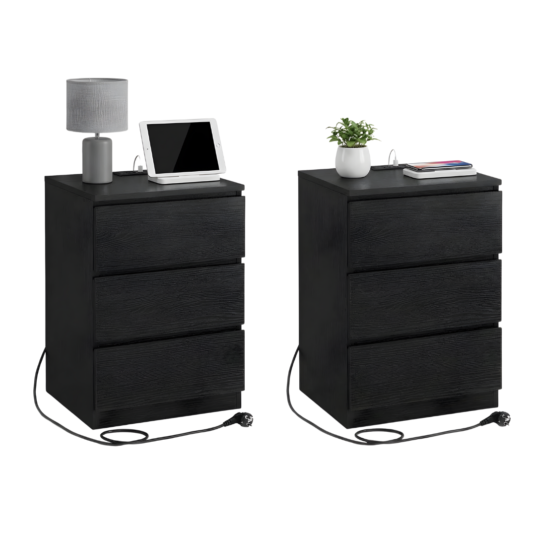 Bijzettafel met drie lades