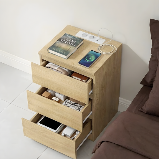 Bijzettafel met drie lades