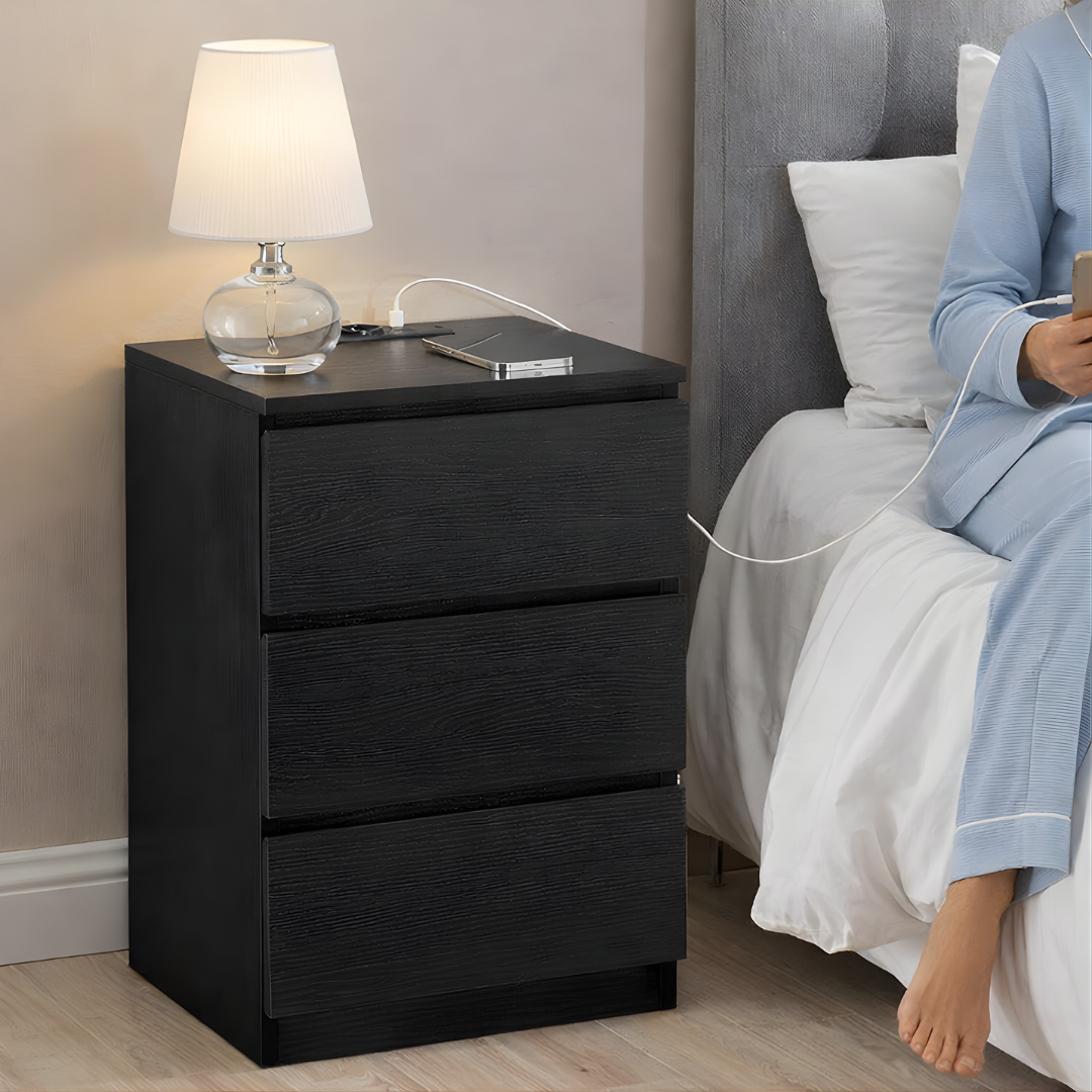 Bijzettafel met drie lades