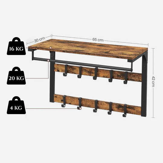 Hal meubelset met bank en kapstok