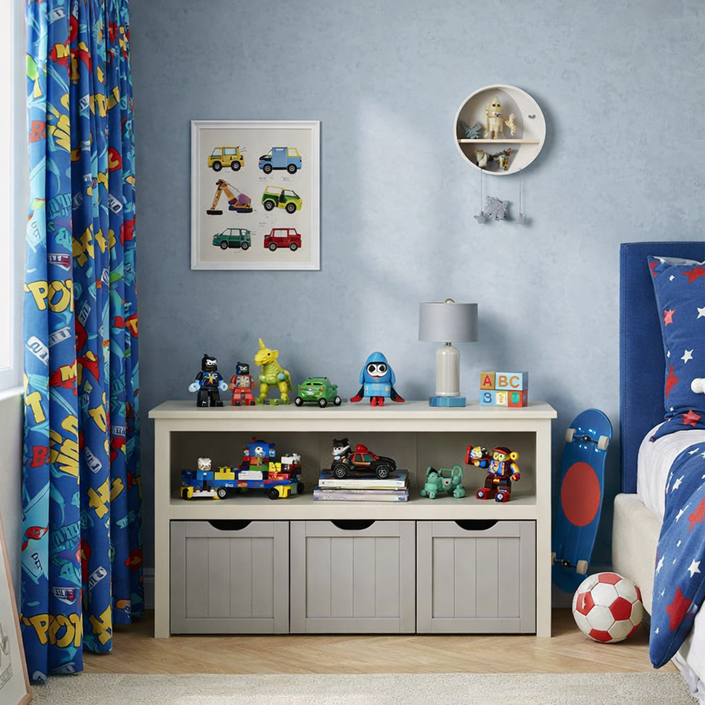 Speelgoedkast met opbergvakken