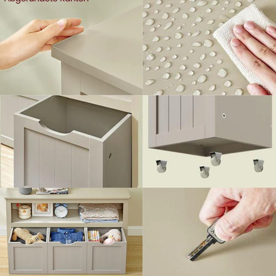 Speelgoedkast met opbergvakken