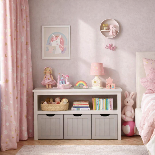 Speelgoedkast met opbergvakken