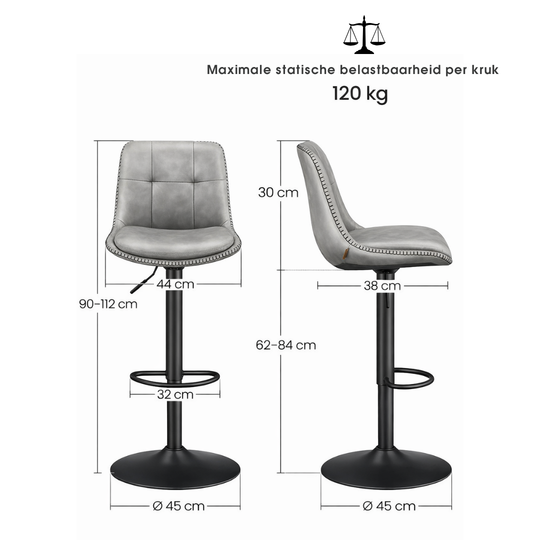 Verstelbare Barkrukset
